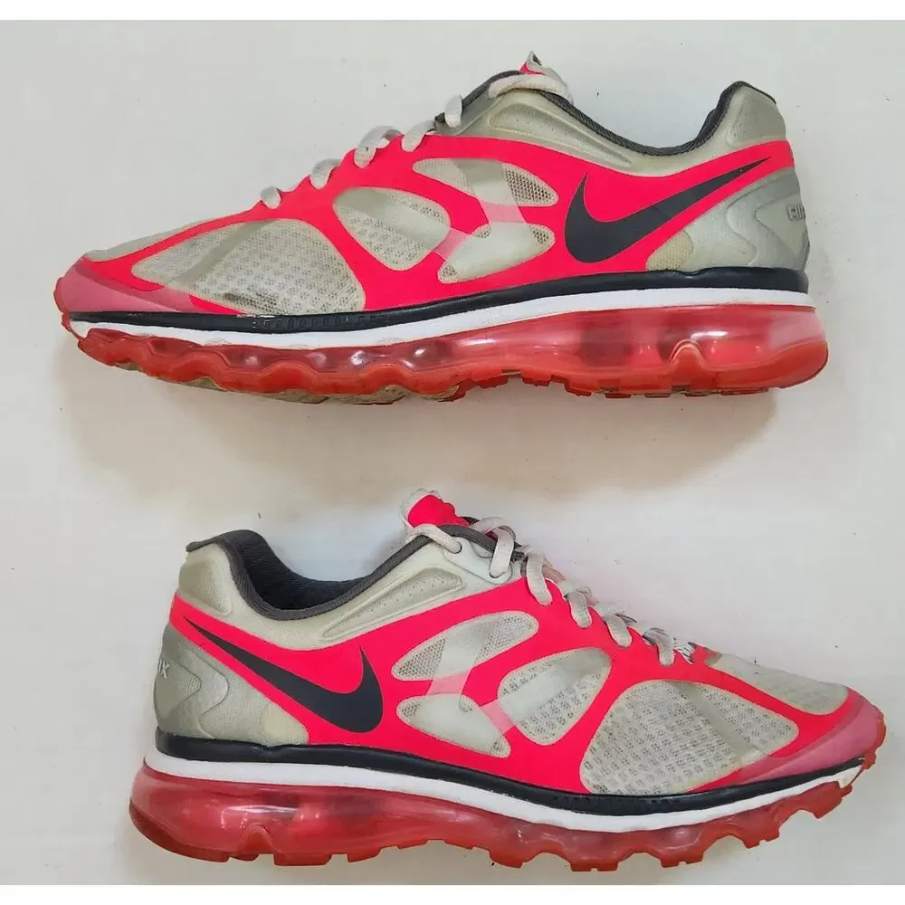 Nike Air Max 2012+ 487679-160 White Pink Sz. 8